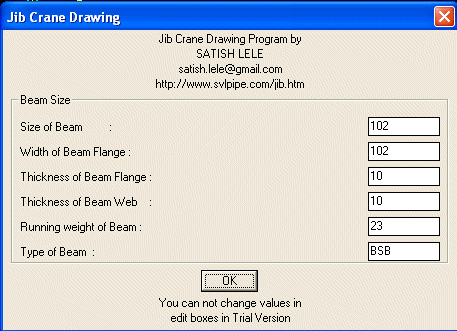 Jib Dialog Box 19