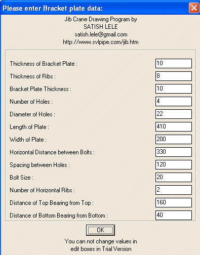 Jib Dialog Box 12