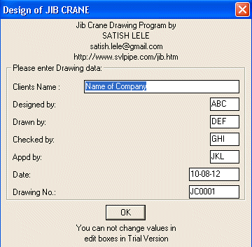 Jib Dialog Box 5