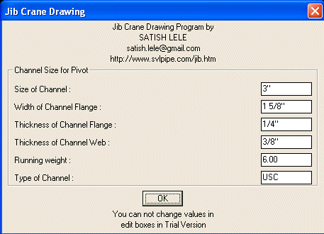 Jib Dialog Box 16