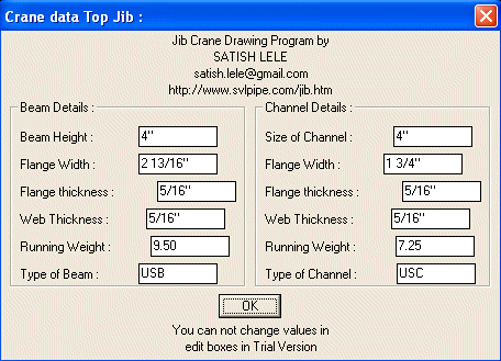 Jib Dialog Box 15