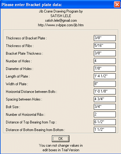 Jib Dialog Box 12