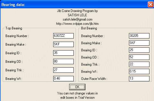 Jib Dialog Box 18