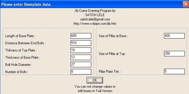 Jib Dialog Box 20