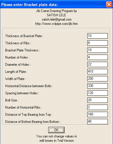Jib Dialog Box 22